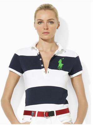 Cheap Ralph Lauren Women's strip POLO shirts wholesale No. 955